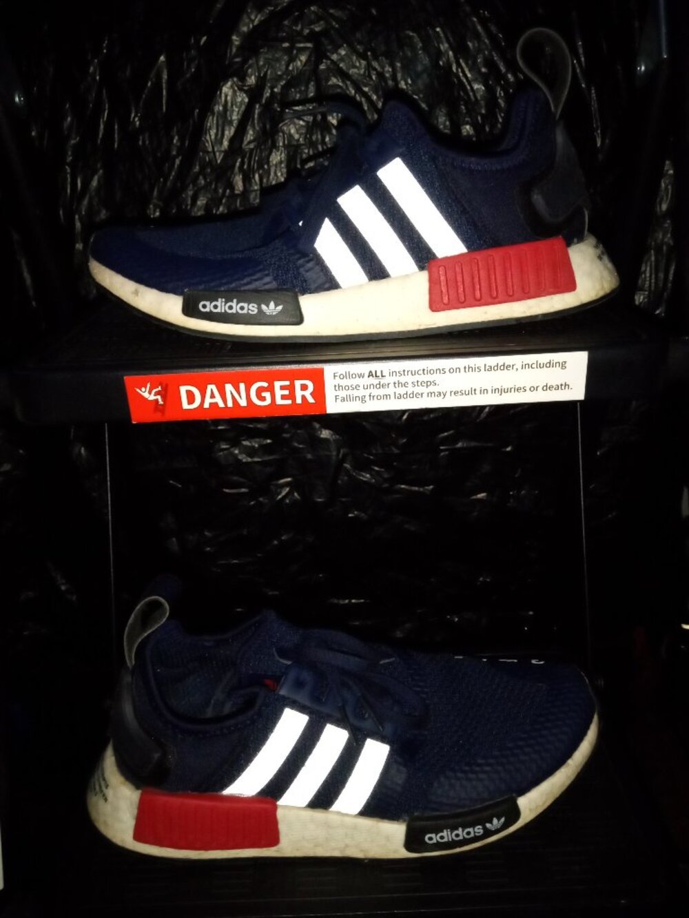 Adidas NMD R1 Collegiate Navy / Red White Japanese Mens 6.5
